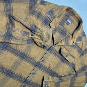 Patagonia Heavy Jford Flannel Shirt Mens Medium Long Sleeve Lumberjack Shacket